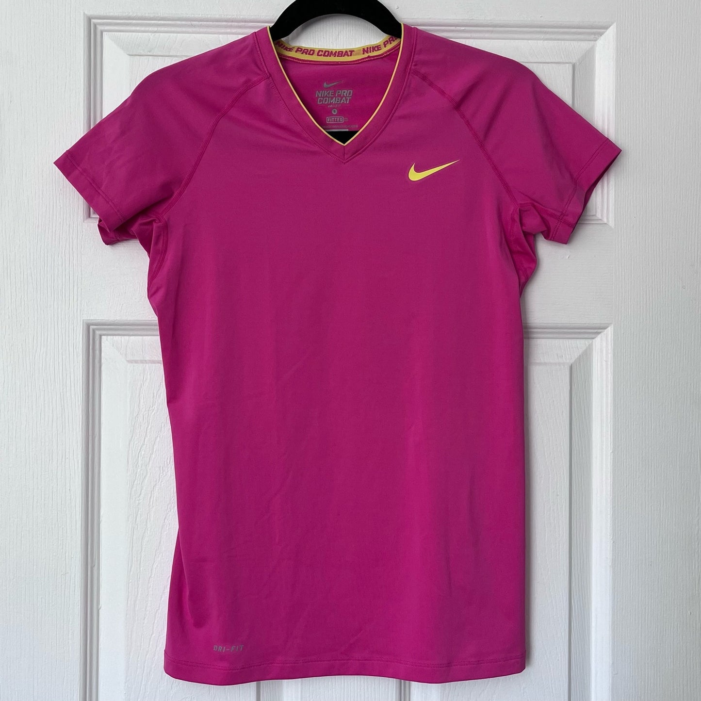 Nike Pro Combat Dri-Fit V-Neck Tee - Size S
