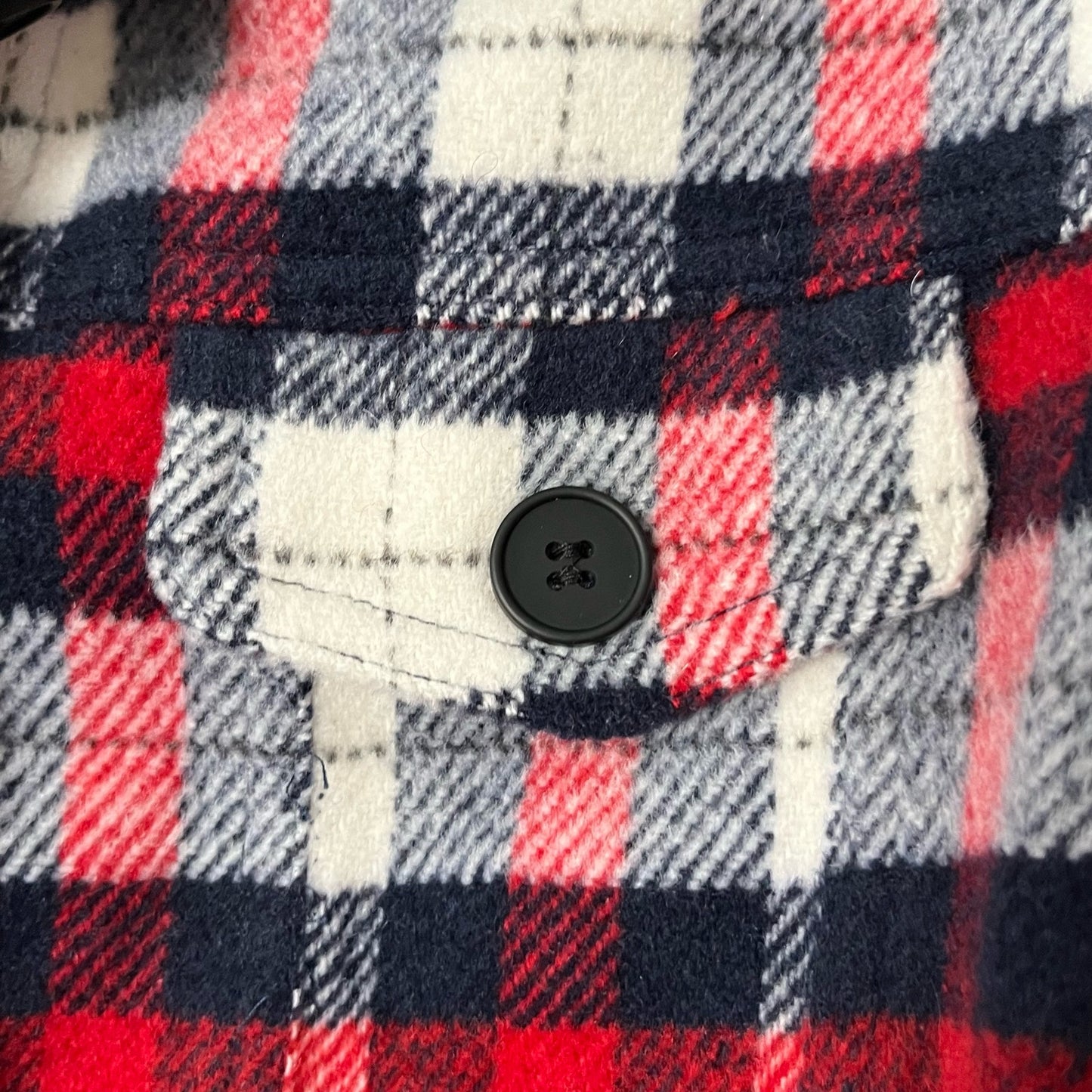Papaya Cropped Plaid Jacket - Size L