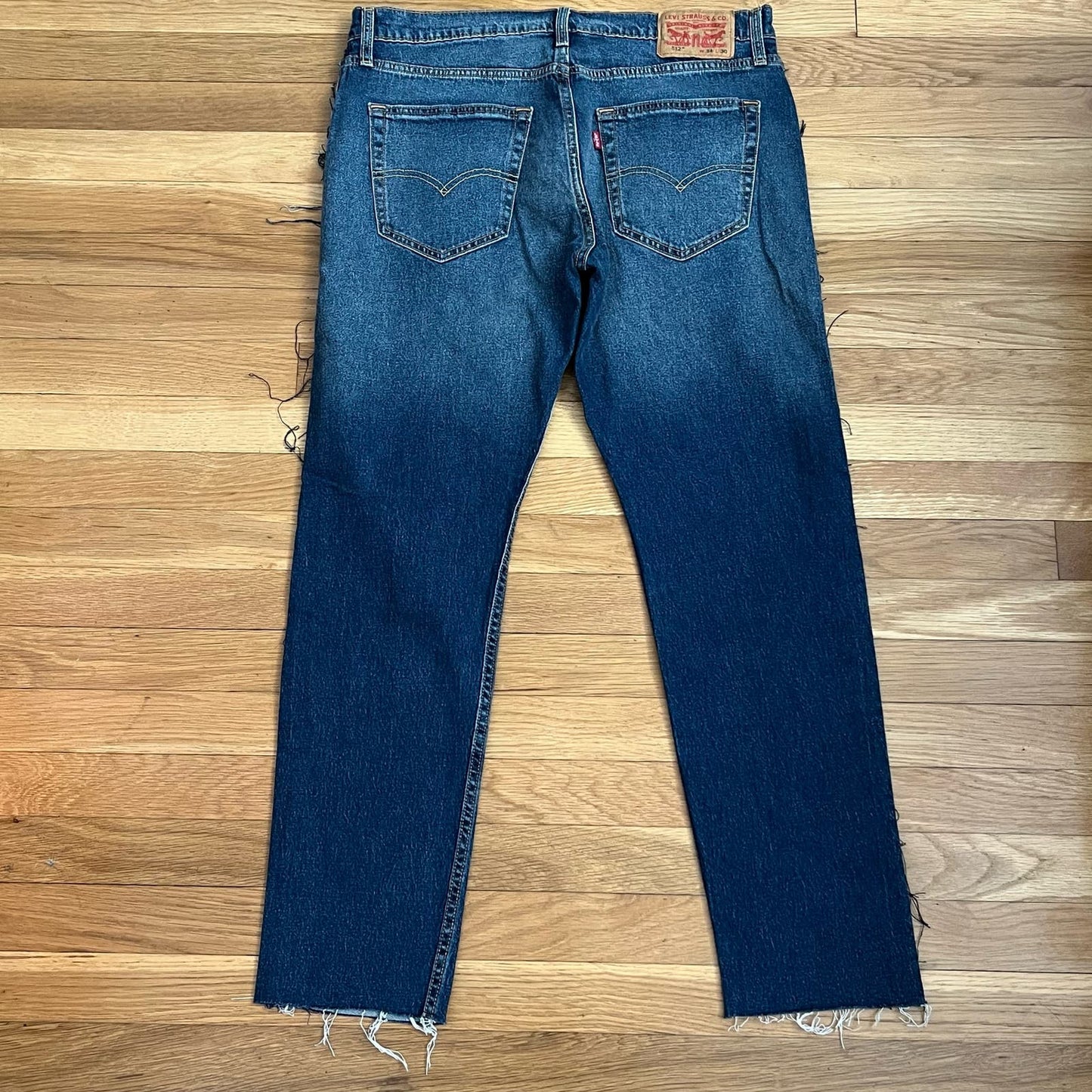Levi's 512 Jeans w/Exposed Side Seams - Size 34x30