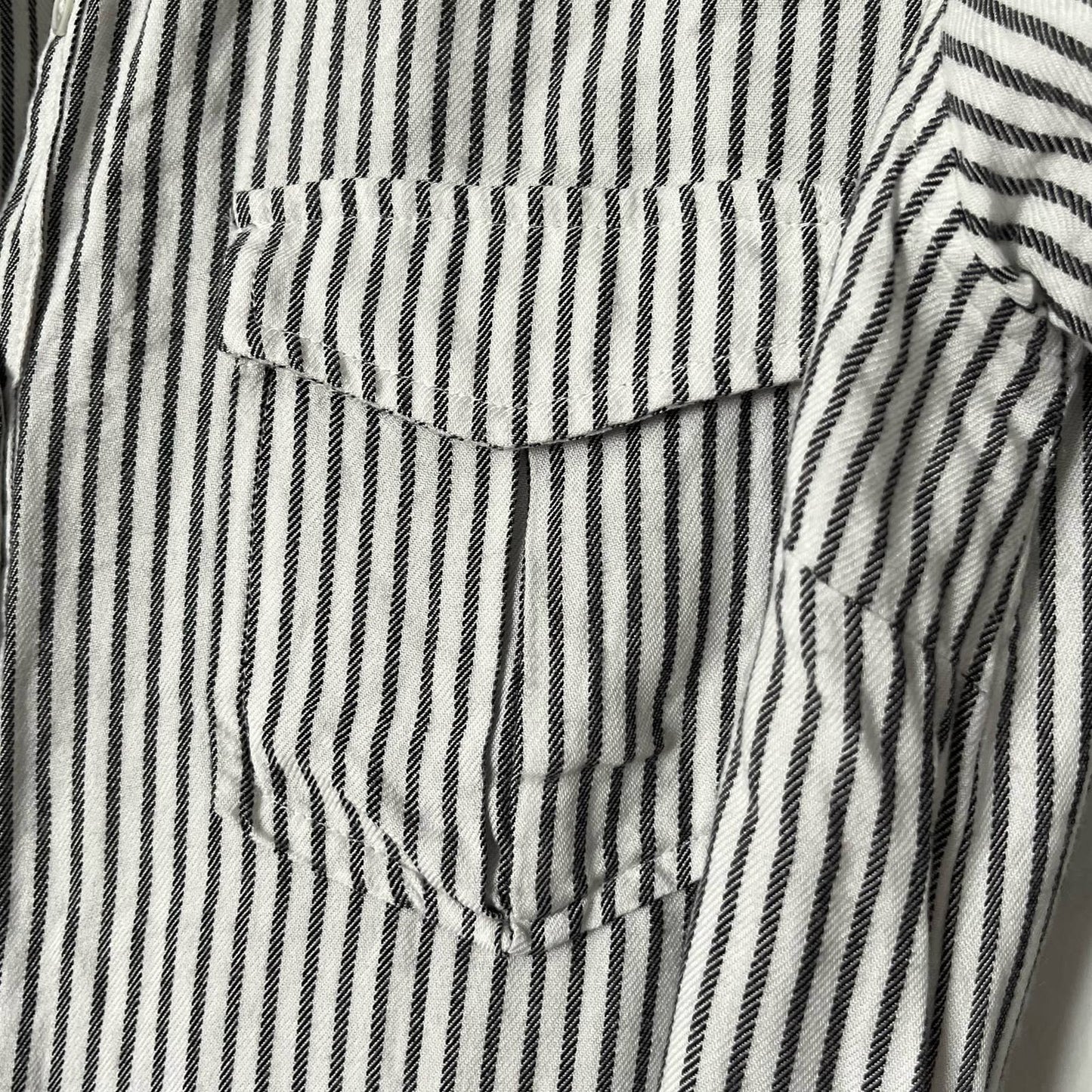 Soft Pinstripe Shirt Dress - Size S