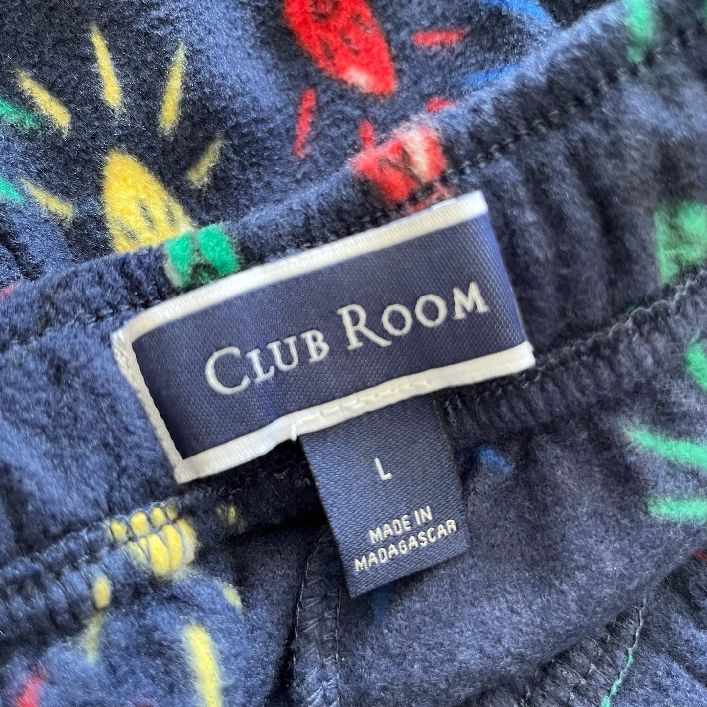 Club Room Fleece Christmas PJ Pants - Size L - NWT