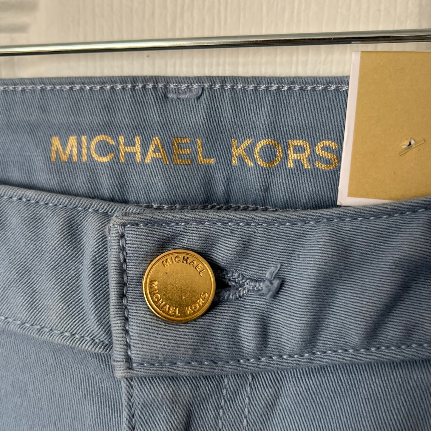 MICHAEL Michael Kors Izzy Cropped Skinny Mid-Rise Cropped Pants - Size 2P - NWT