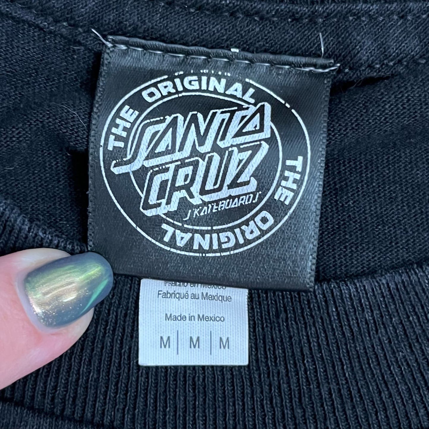 Santa Cruz Yelling Hand Logo Tee - Size M