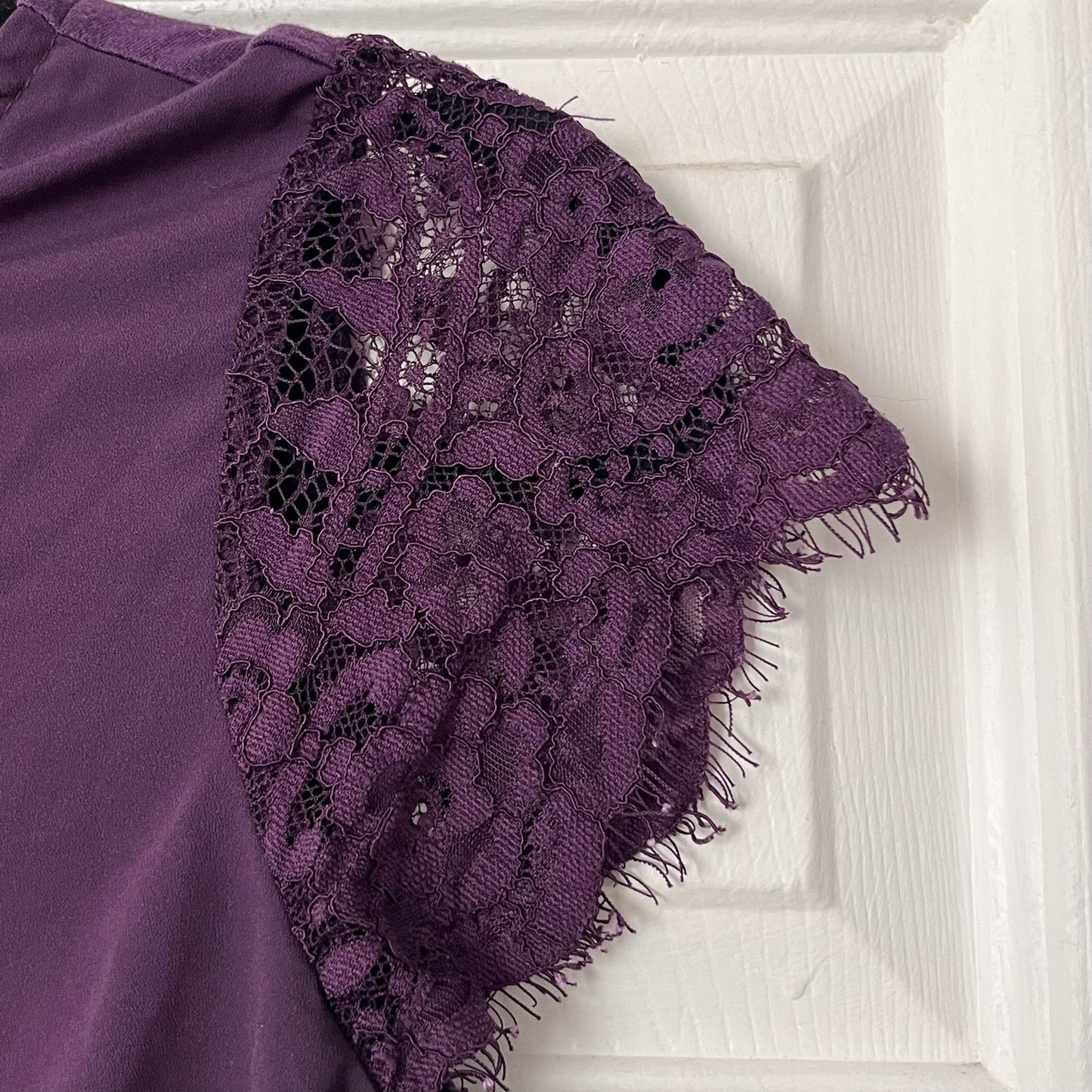 Lace-Sleeve T-Shirt - Size XS*