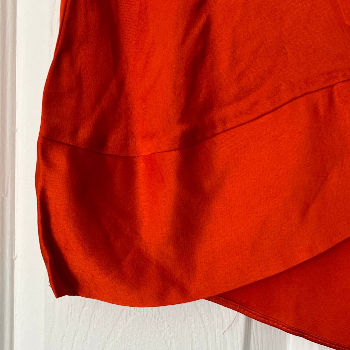 Zara Satin Twist-Front Blouse - Size S