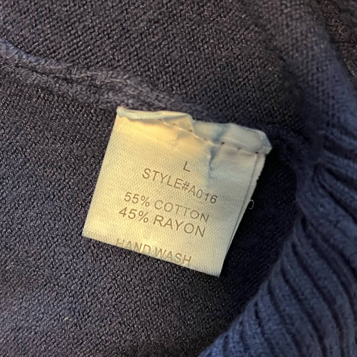 Fine Knit Crewneck Sweater - Size UNKNOWN