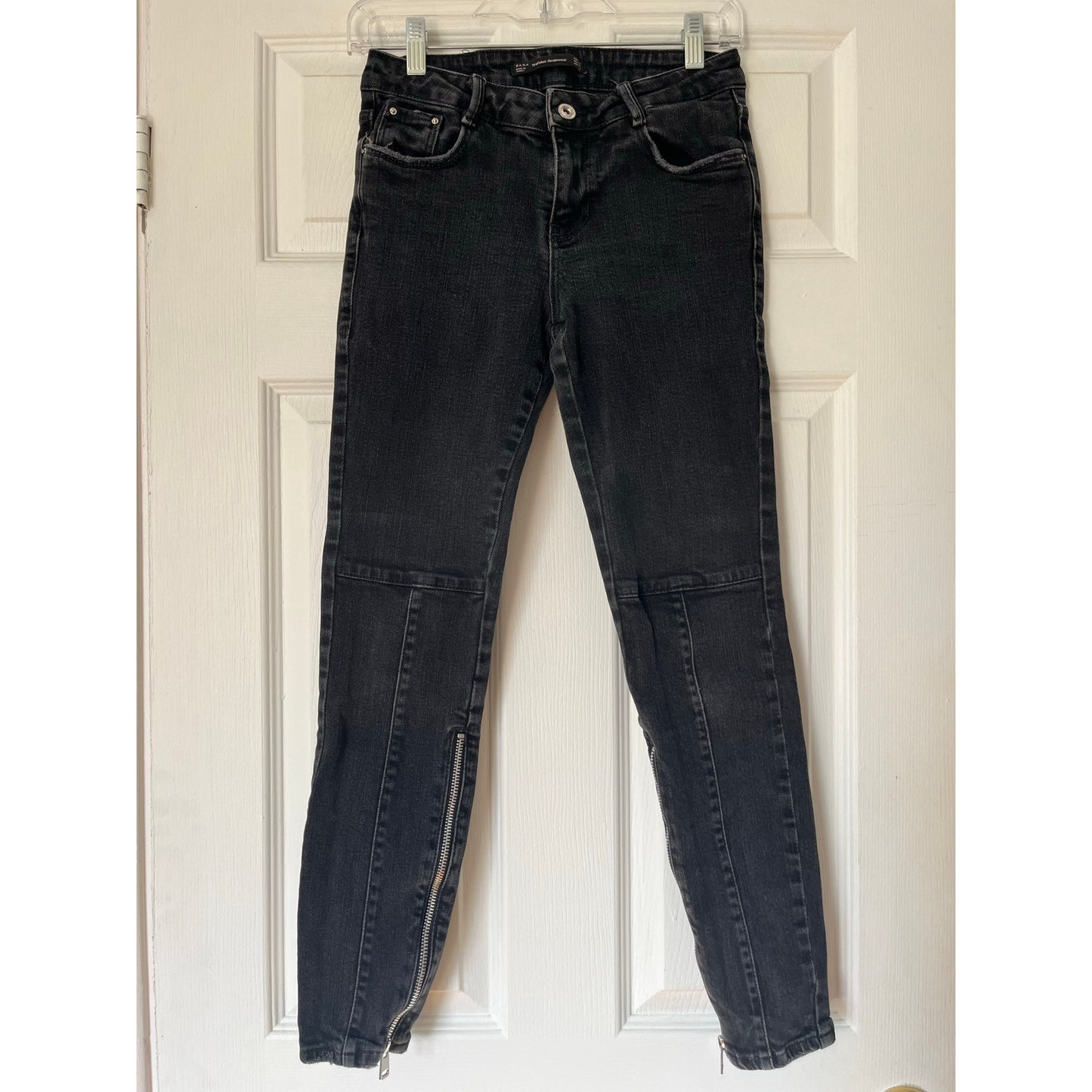 Zara Trafaluc Denimwear Zip-Leg Skinny Jeans - Size 2