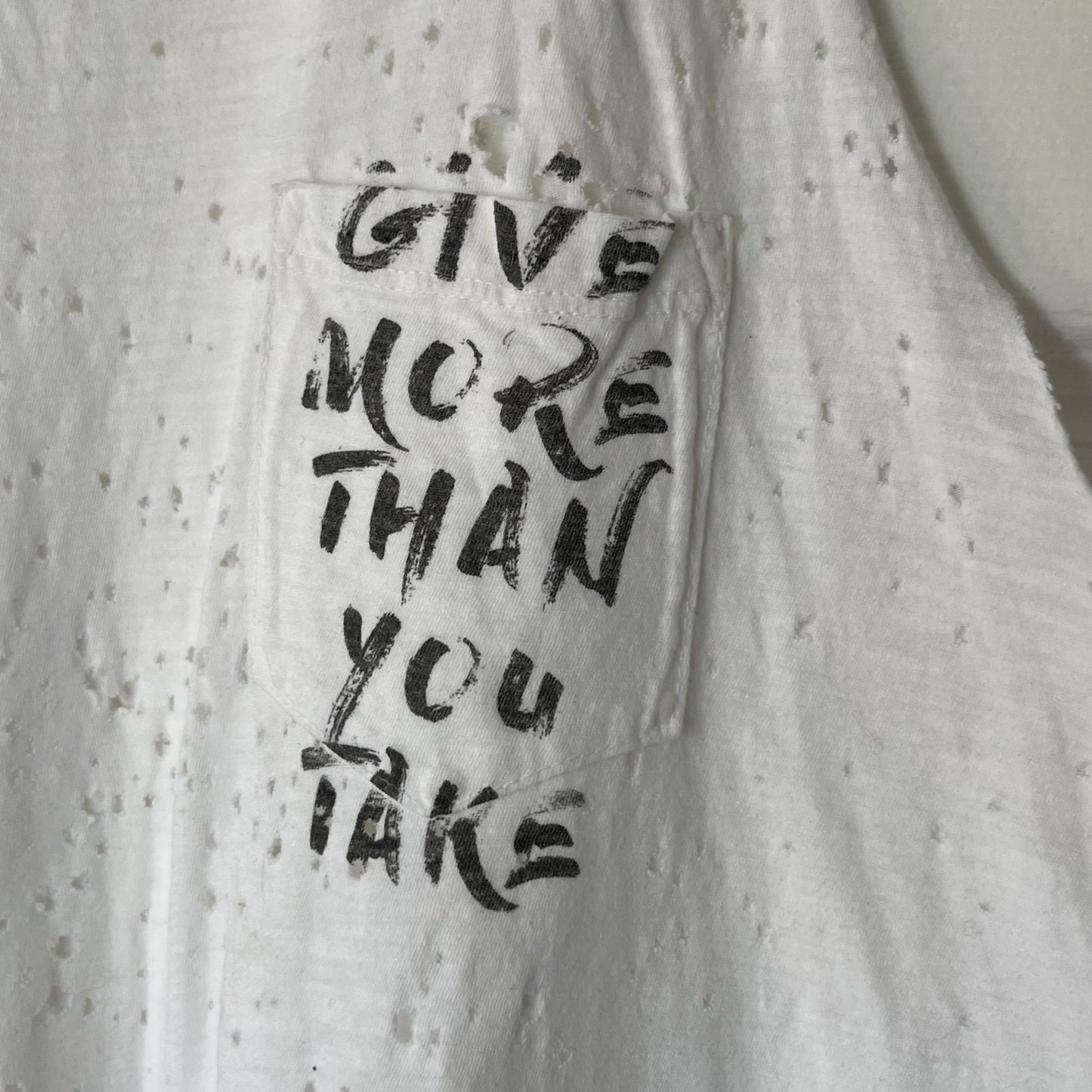 Stillwater Destroyed Graffiti Tank Top - Size S