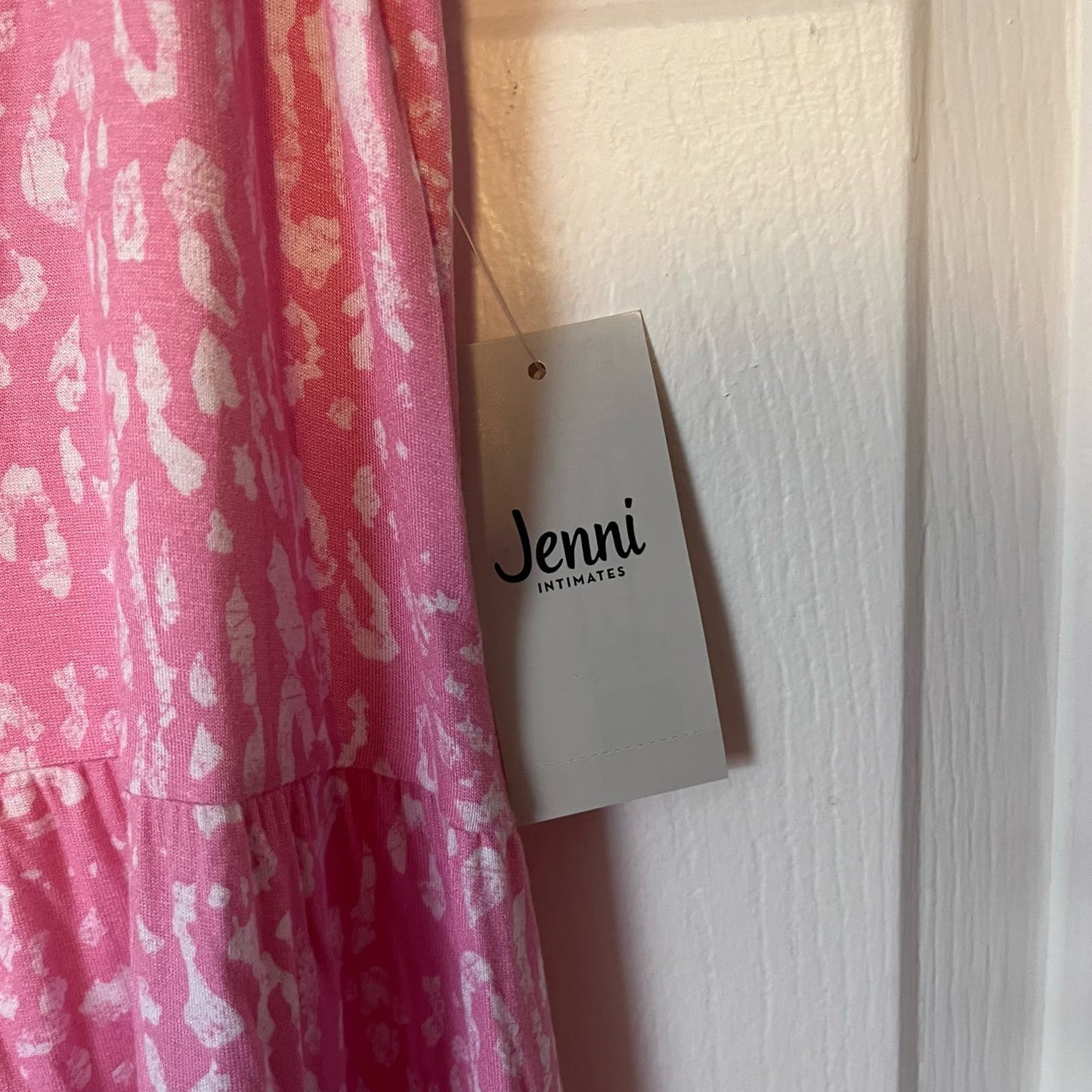 Jenni Intimates Leopard Print Sleep Dress - Size L - NWT