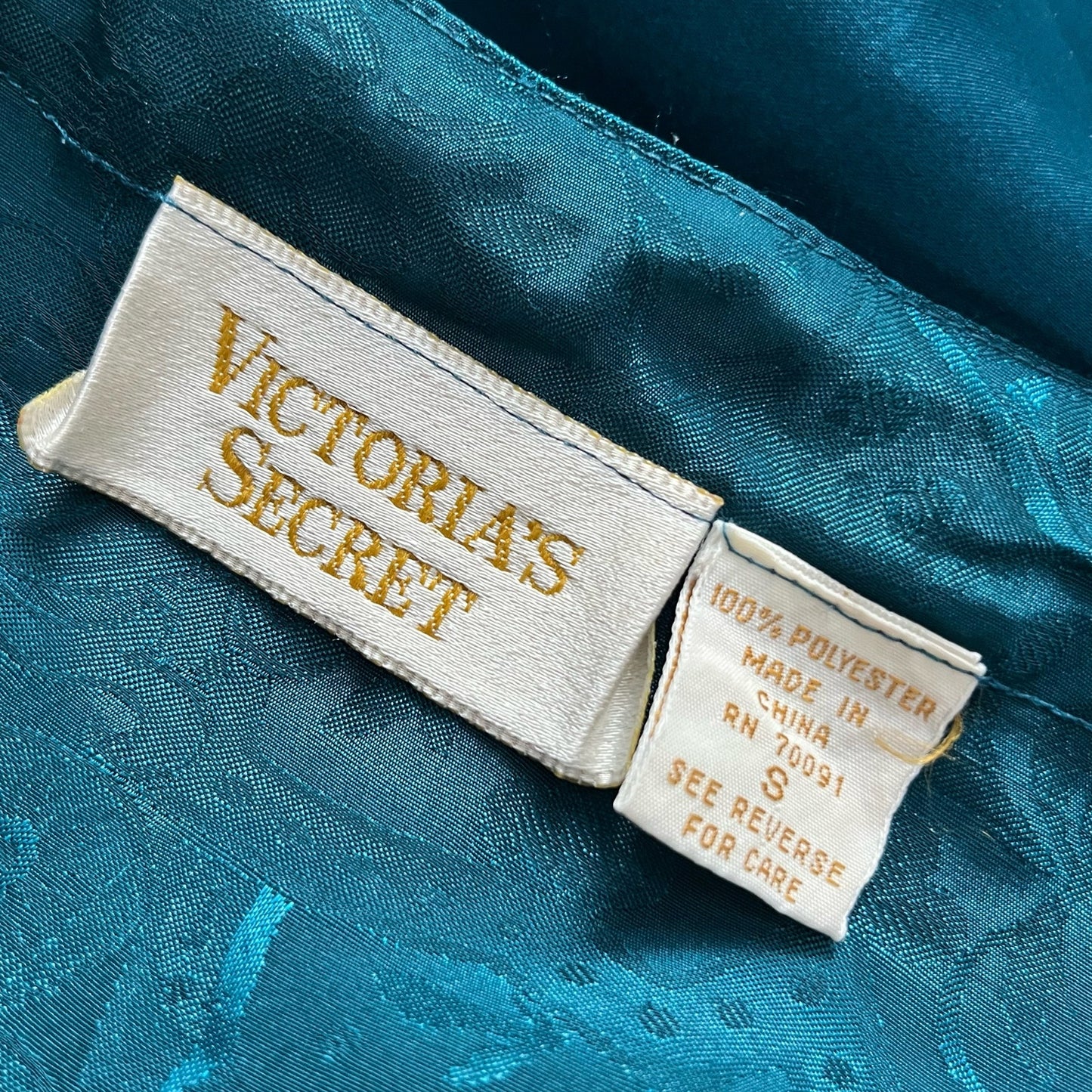 Victoria's Secret Jacquard/Satin Pajamas - Size S