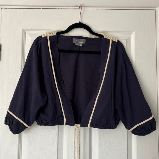 Anthropologie Rope-Trim Shrug - One Size
