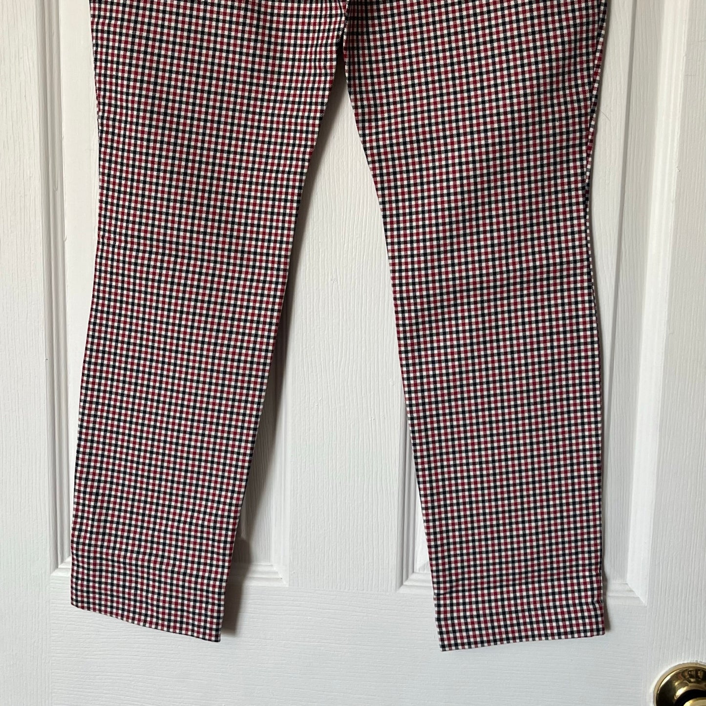Gap Signature Skinny Ankle Checkered Pants - Size 6