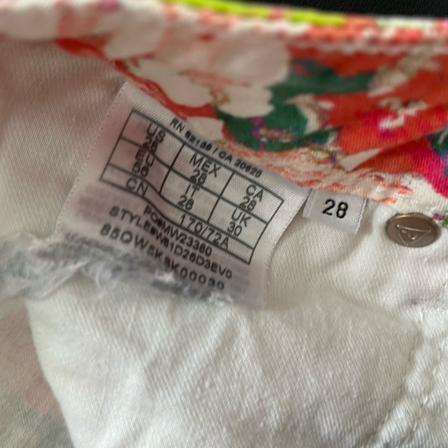 Guess Watercolor Shorts - Size 28