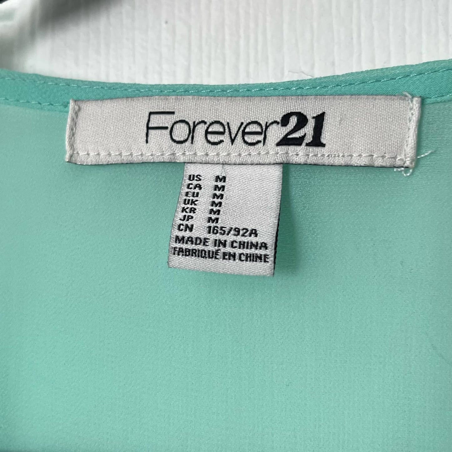 Forever 21 Pleated Placket Blouse - Size M