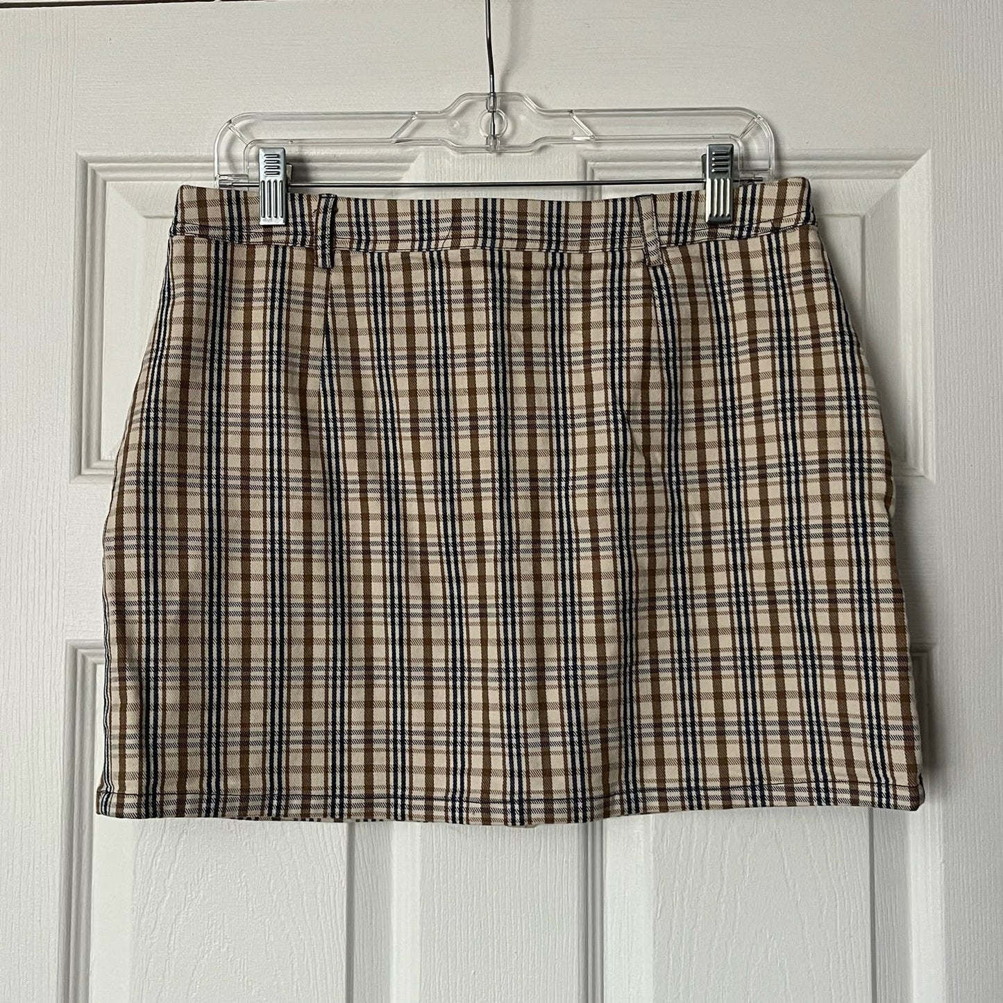 Forever 21 Zip Pocket Plaid Skirt - Size 30