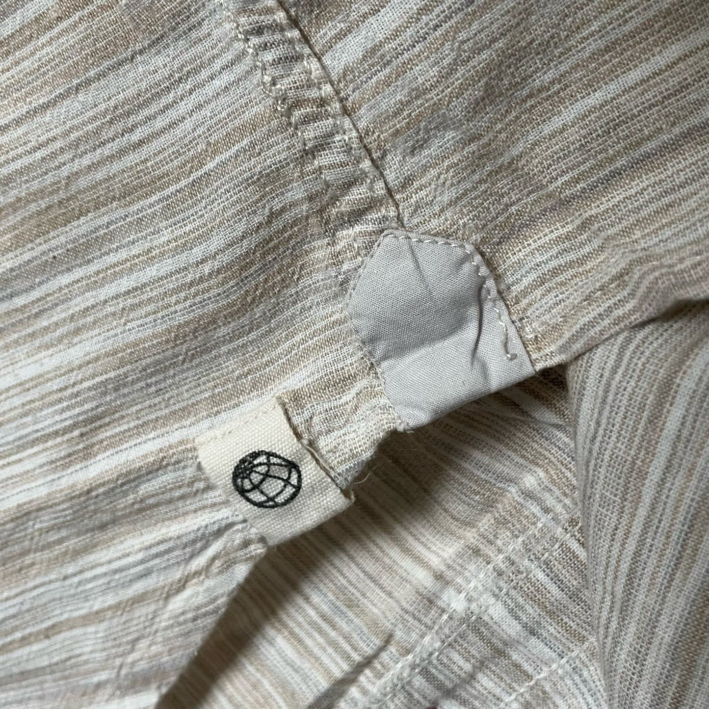 Free Planet Striped Button-Down Shirt - Size XL
