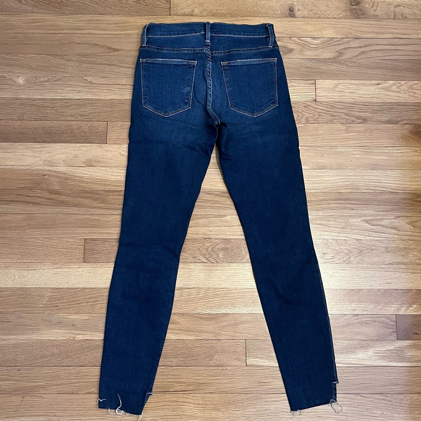 Frame Denim Le High Raw Hem Skinny Jeans - Size 25