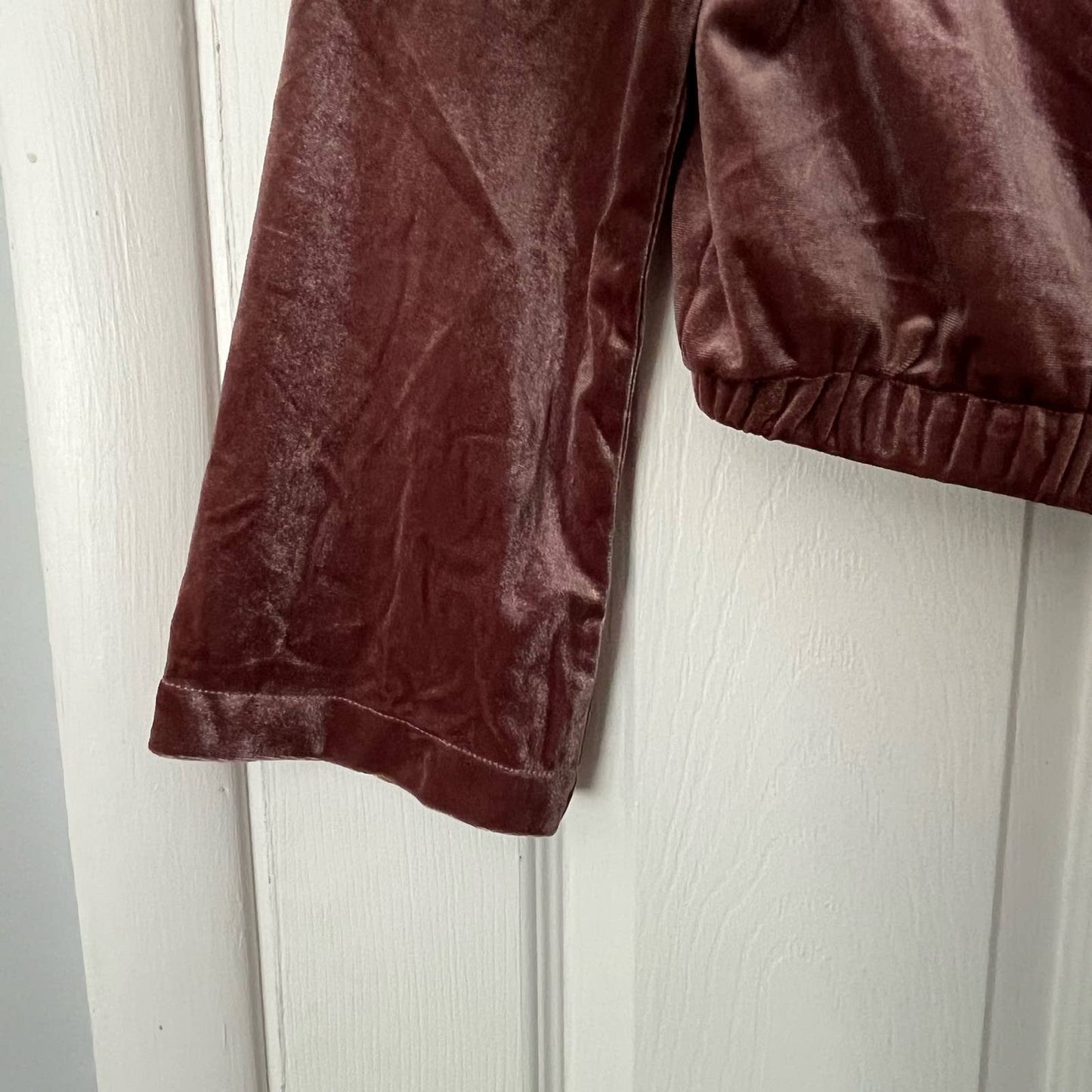 Young Fabulous & Broke Velour Zip-Front Hoodie - Size M