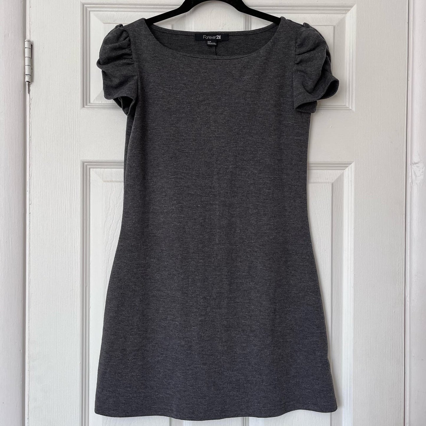 Forever 21 Ruched-Sleeve Minidress - Size S