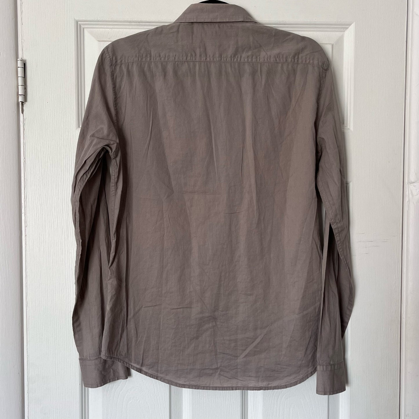 Staff Lightweight Cotton Button-Down Shirt - Size L