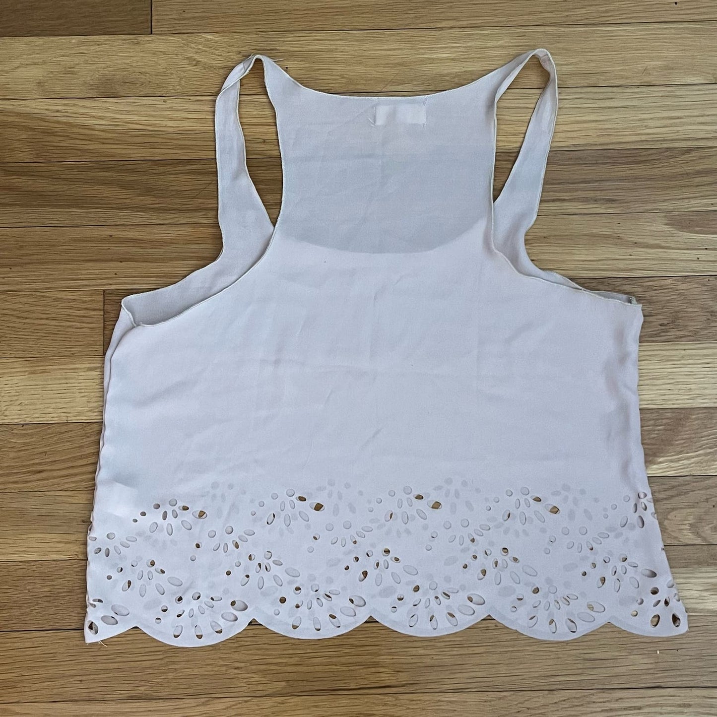 John Galt Eyelet Cutout Tank - One Size