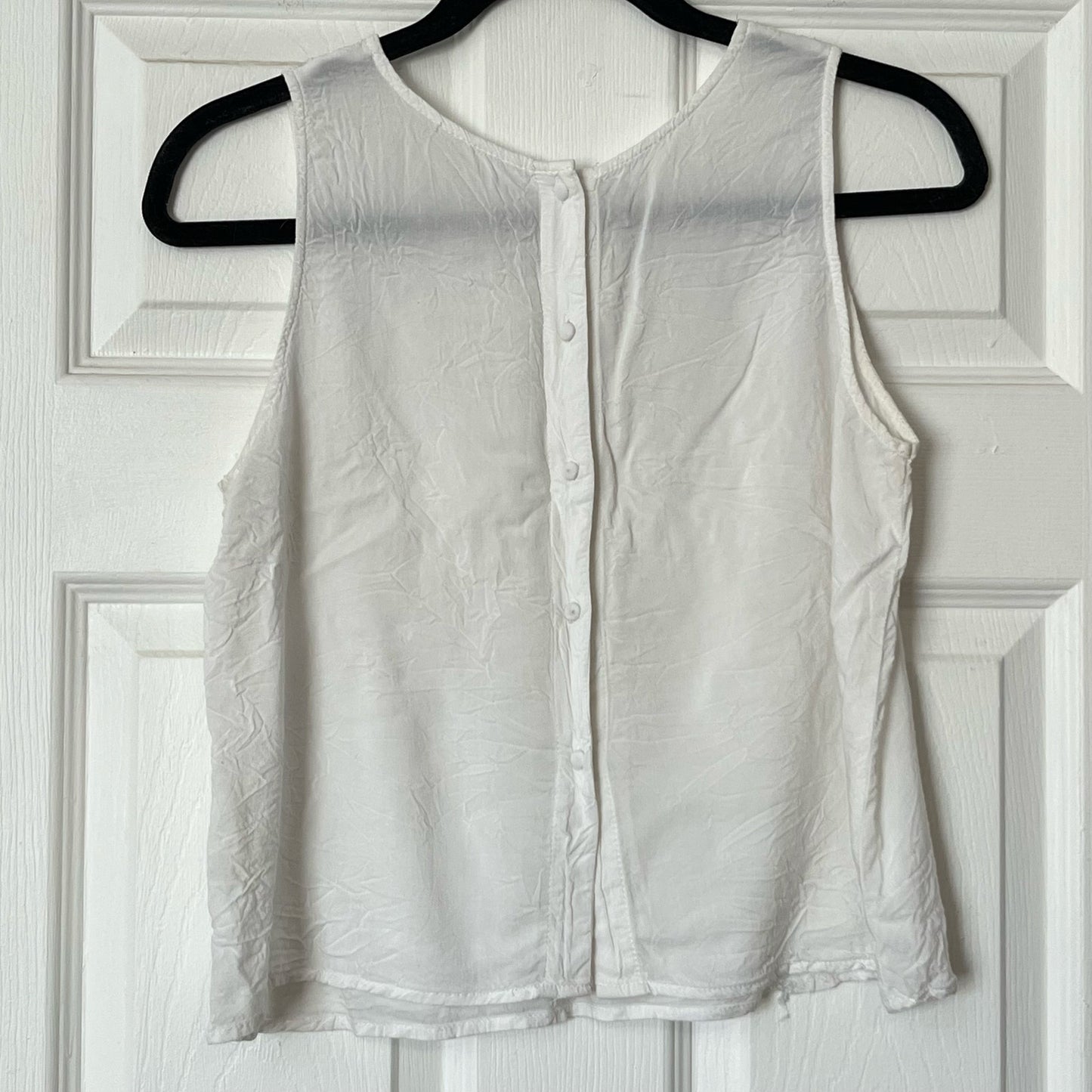 Forever 21 Embroidered Button-Back Top - Size UNKNOWN