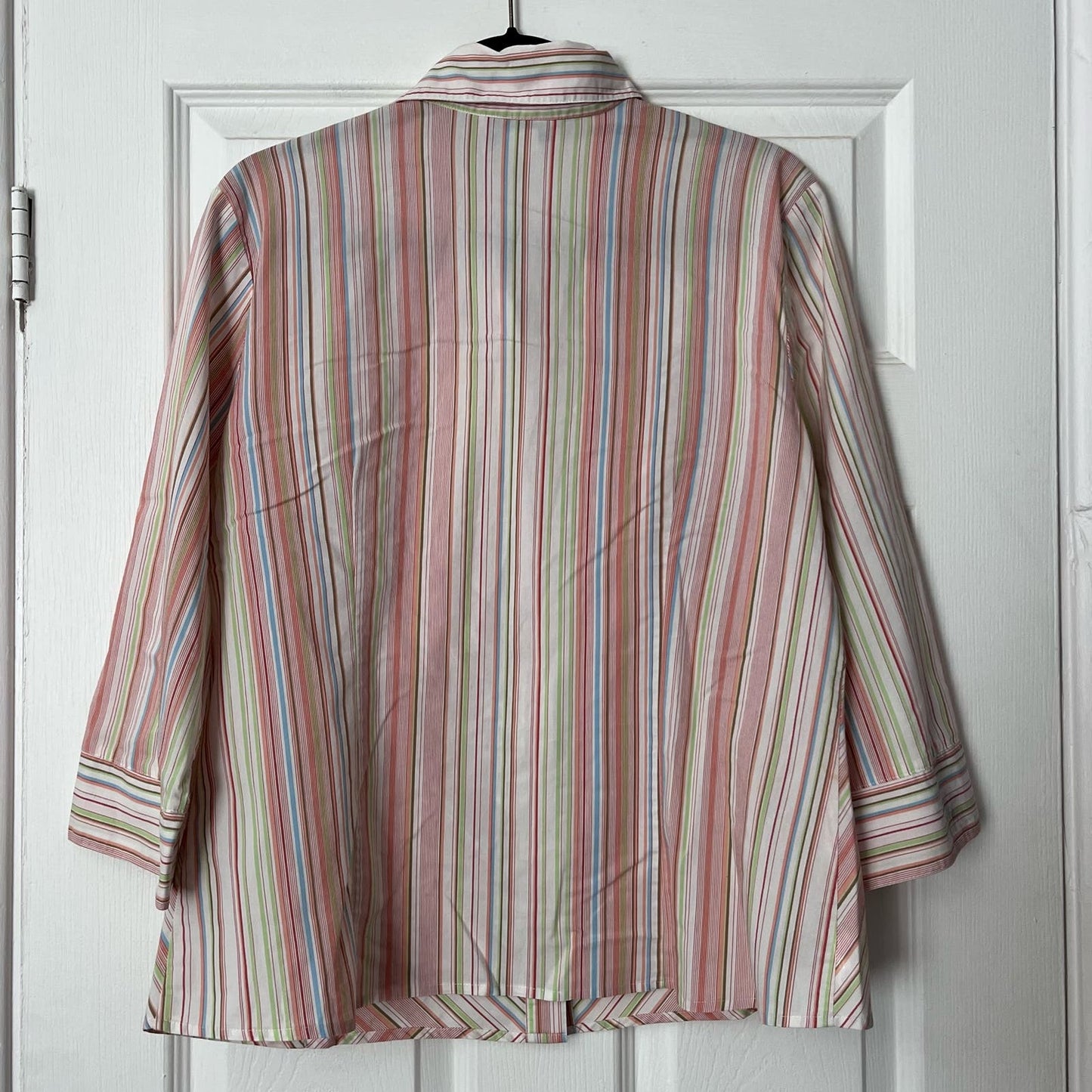 Fred David Striped Blouse - Size XL