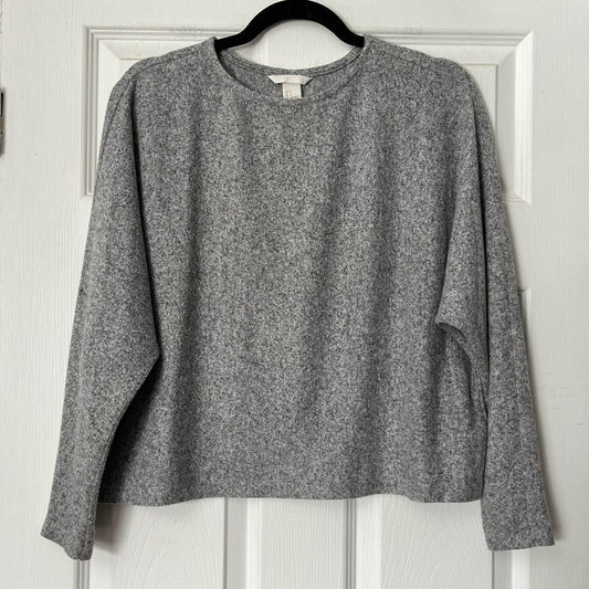 H&M Gray Heather Dolman Sleeve Sweater - Size S