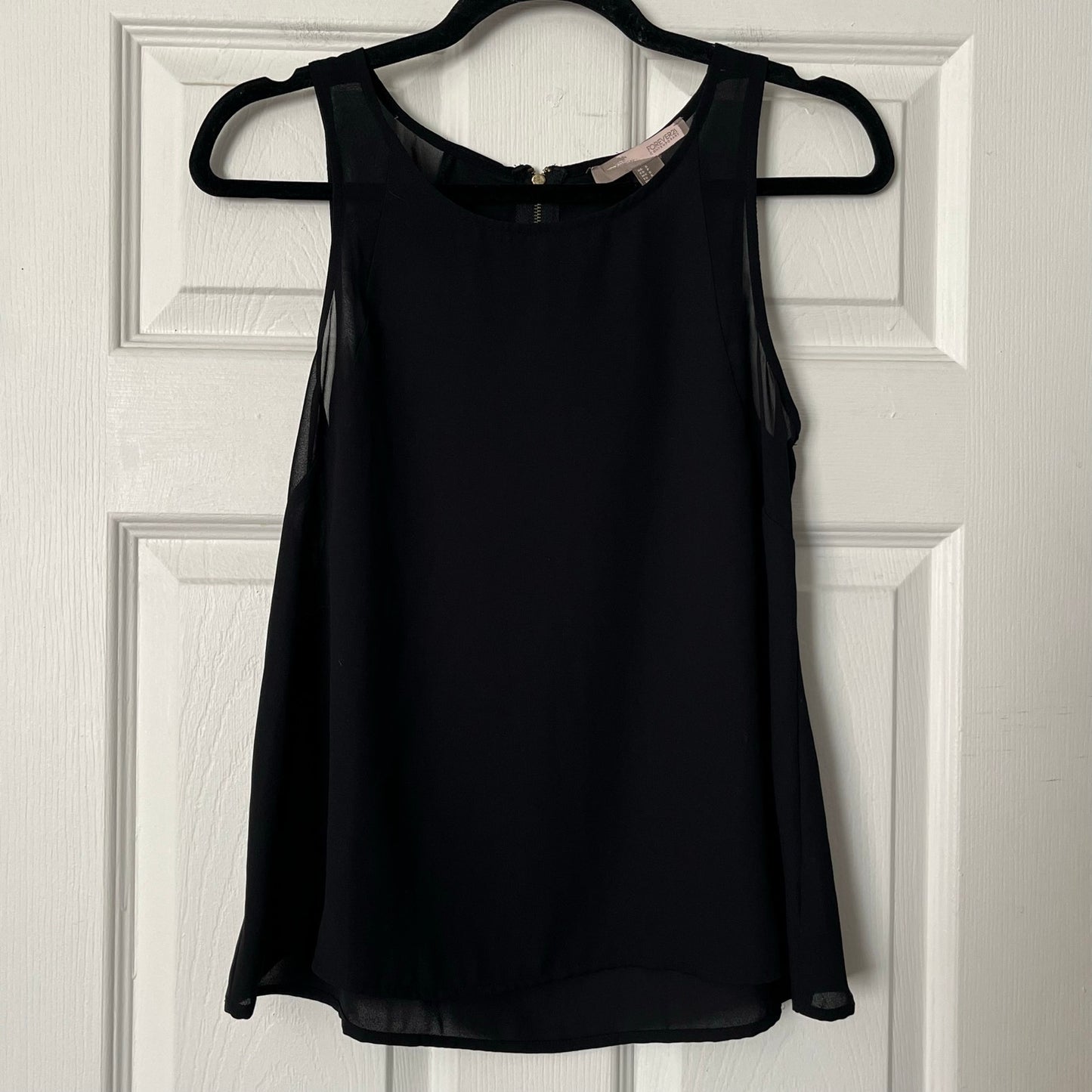 Forever 21 Zip-Back Sleeveless Blouse - Size S