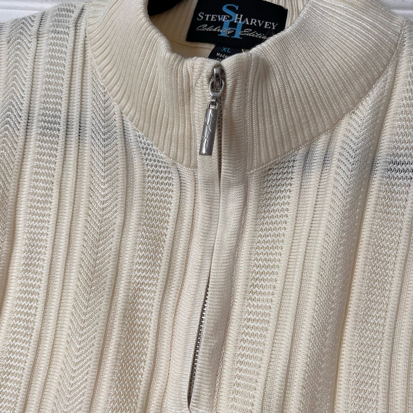Steve Harvey Celebrity Edition Half-Zip Sweater - Size XL - NWOT
