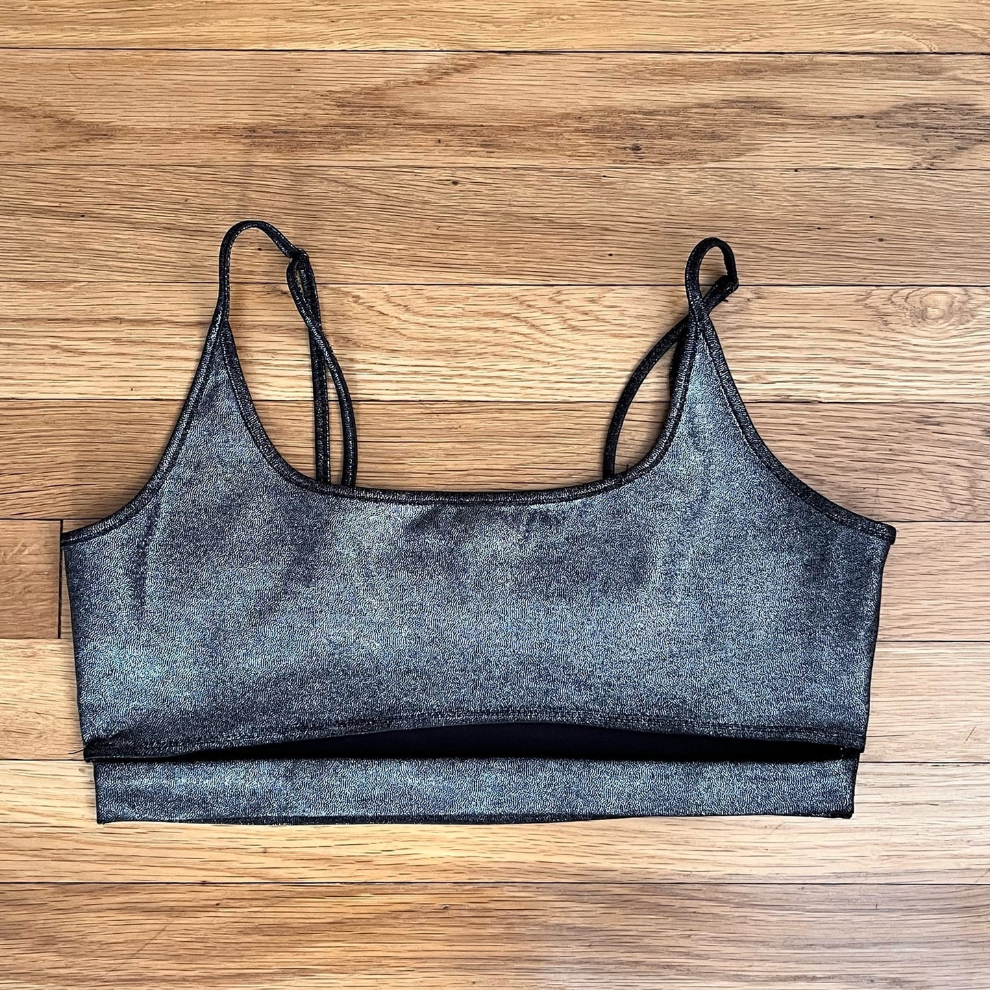 Bear Dance Metallic Bralette - Size L