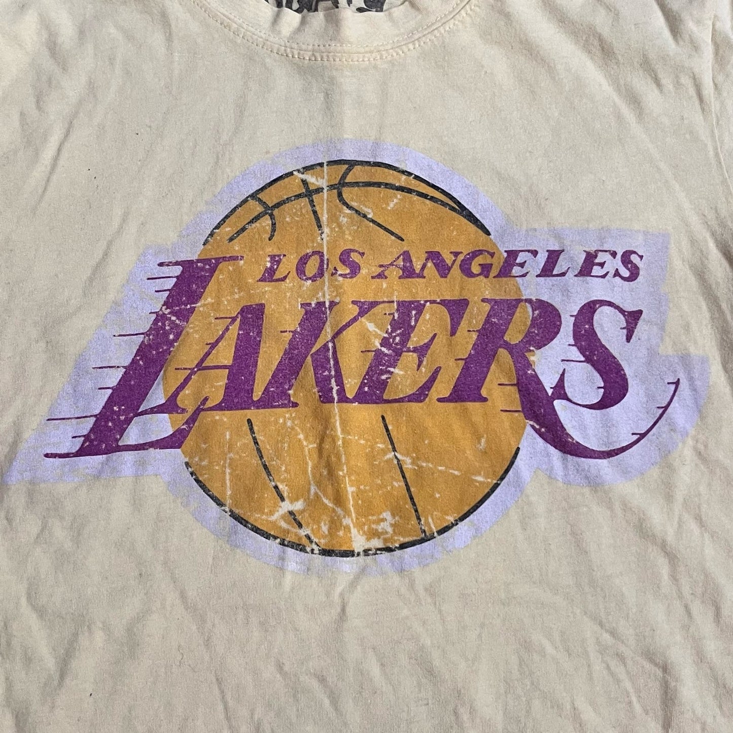 LA Lakers Vintage-Look Logo Tee - Size L