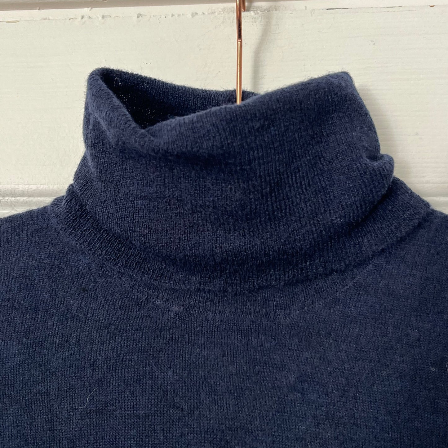 Zara Distressed Hem Wool/Alpaca Blend Turtleneck Sweater - Size M