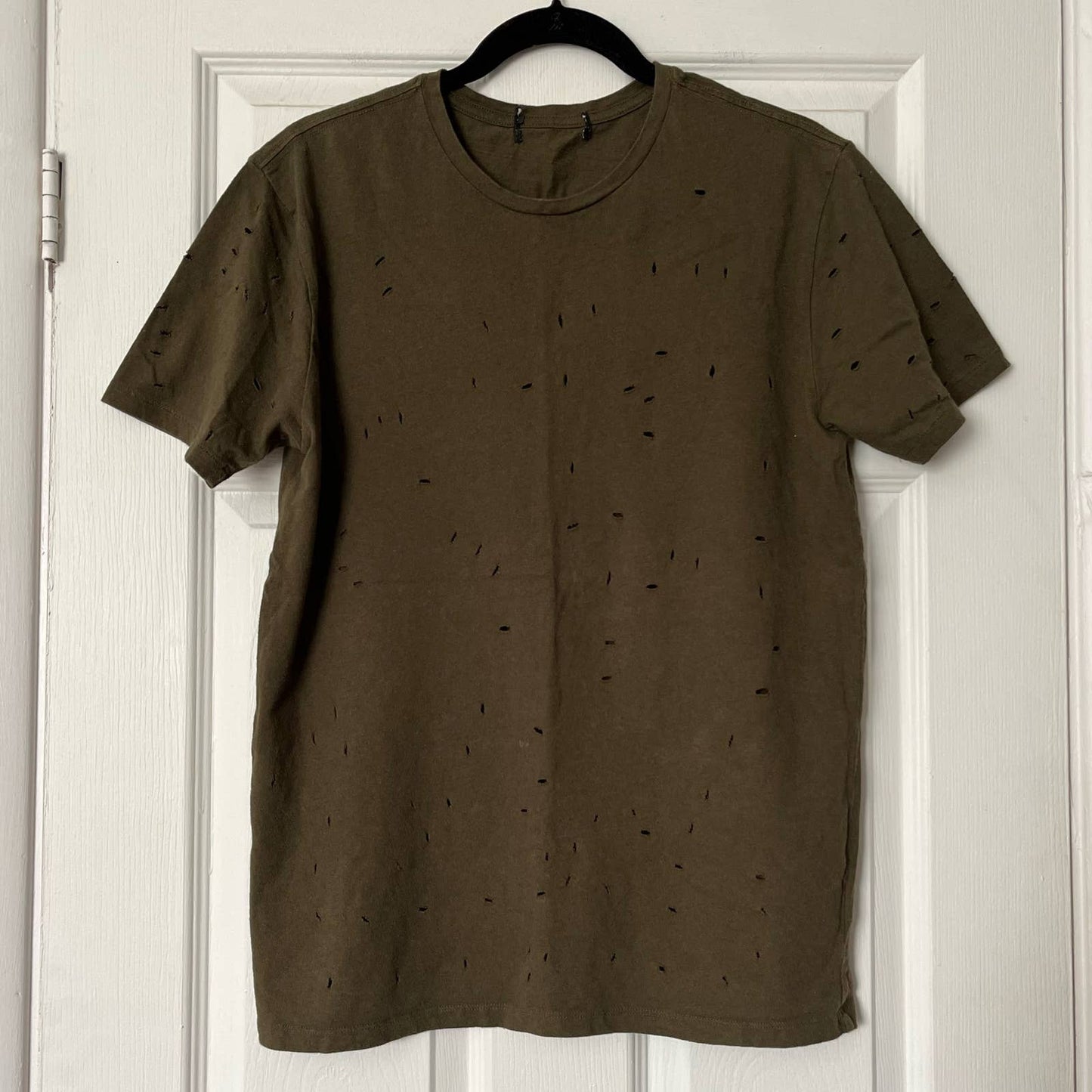 Forever 21 Scissor-Snipped T-Shirt - Size M