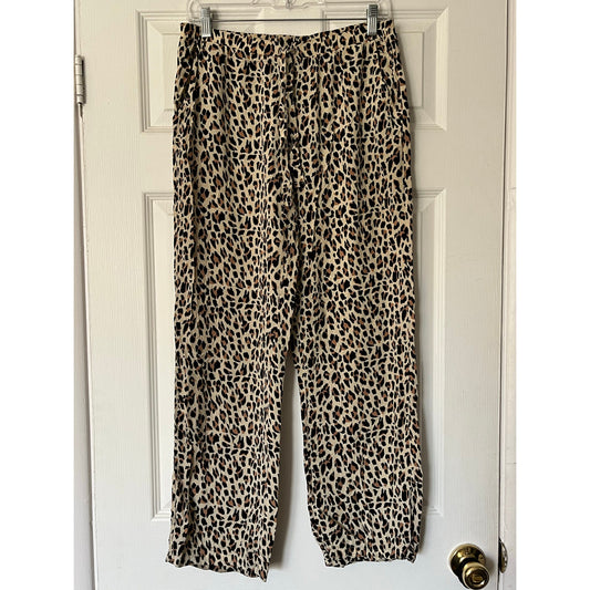 Forever 21 Leopard Print Pajama Pants - Size M