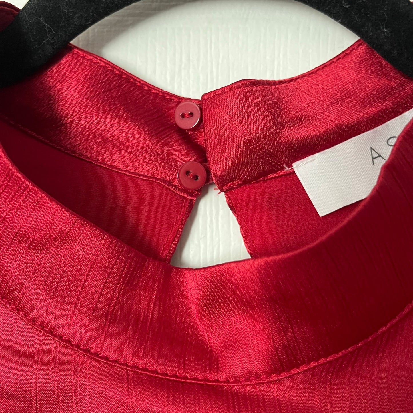 ASTR The Label Cropped Open Back Blouse - Size L