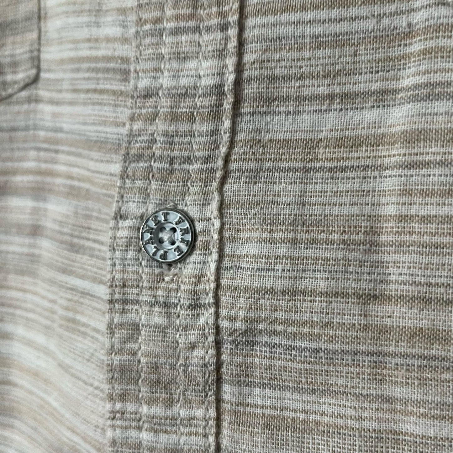 Free Planet Striped Button-Down Shirt - Size XL