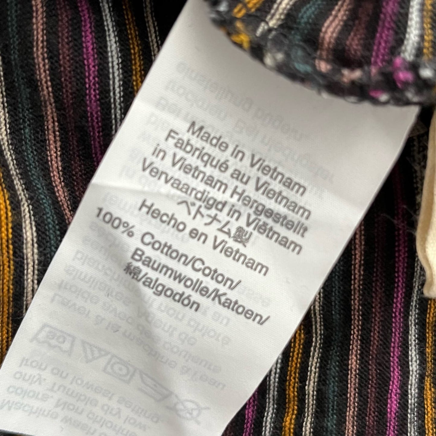 Madewell Striped Mock Neck Tee - Size XXS