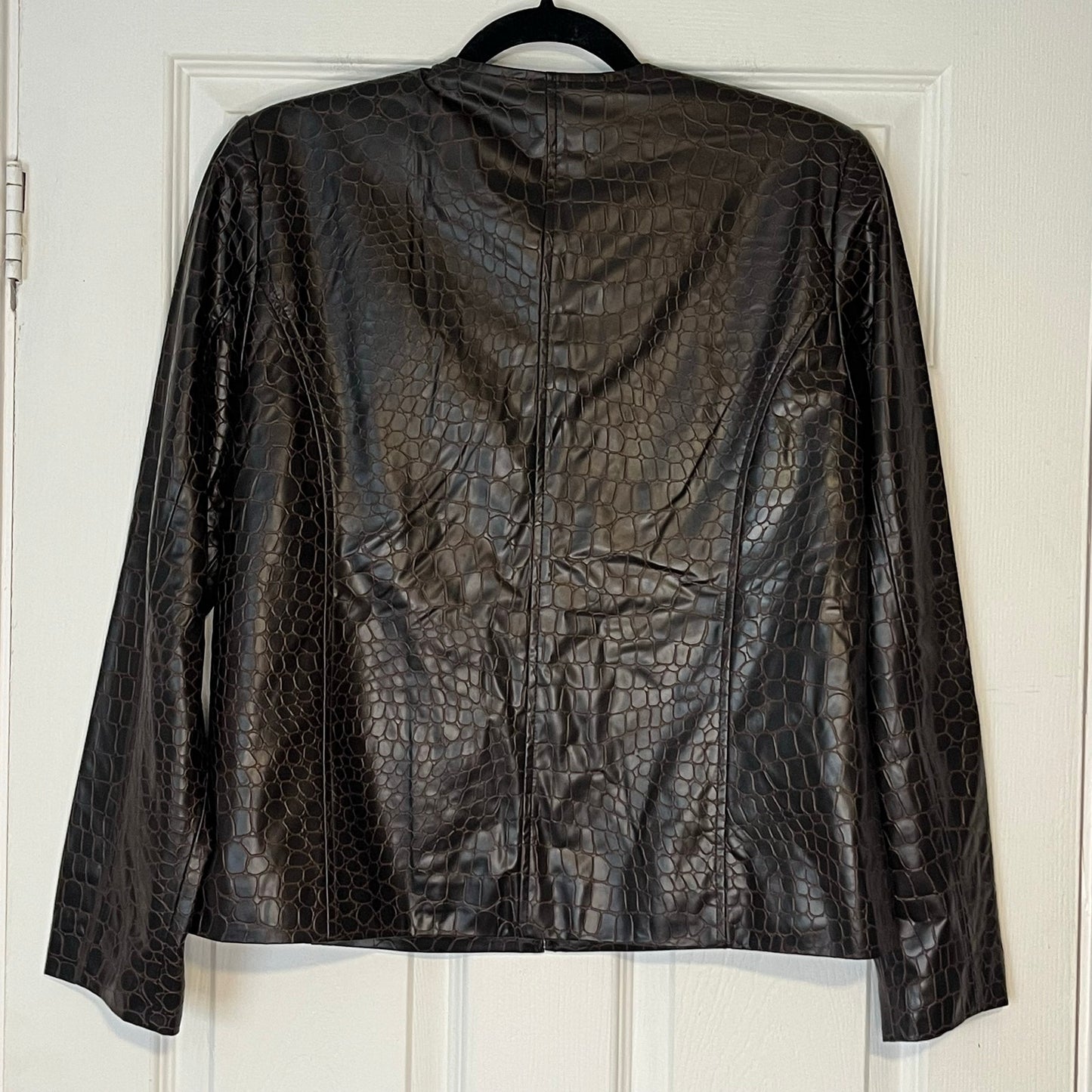 First Issue (Liz Claiborne) Faux Crocodile Jacket - Size 8