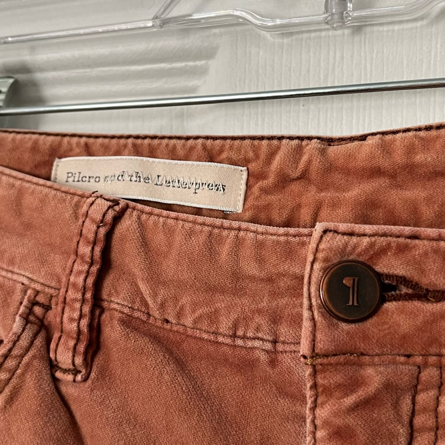 Pilcro and the Letterpress Velvet Finish Ankle Pants - Size UNKNOWN