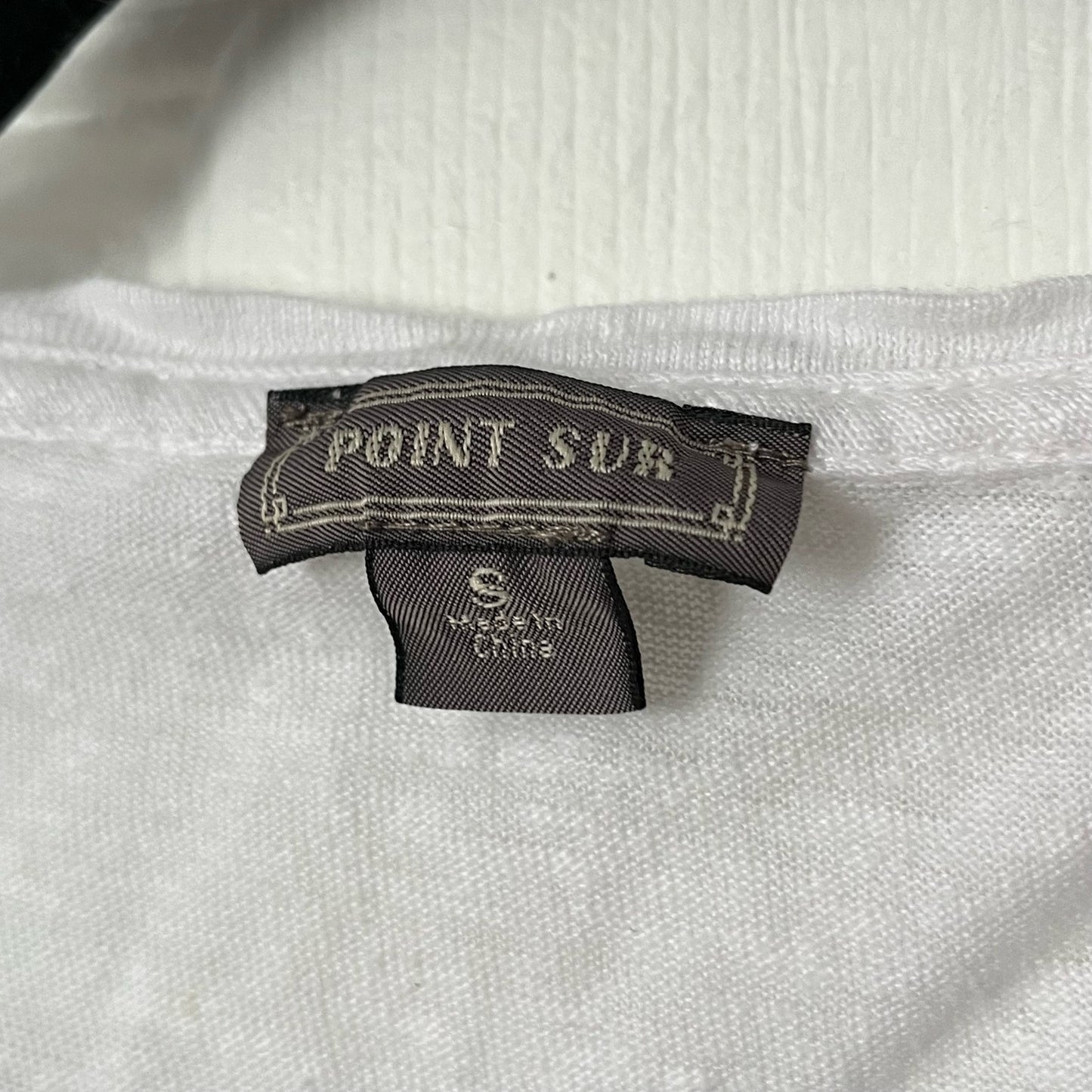 J. Crew Point Sur Linen Rolled-Sleeve Tee - Size S