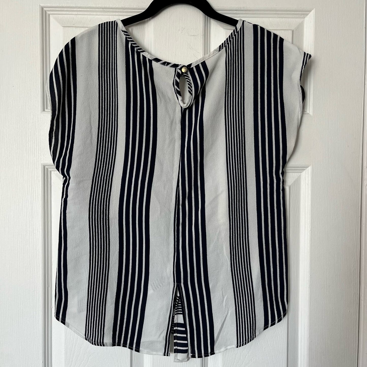 Striped Tie-Waist Top - Size UNKNOWN