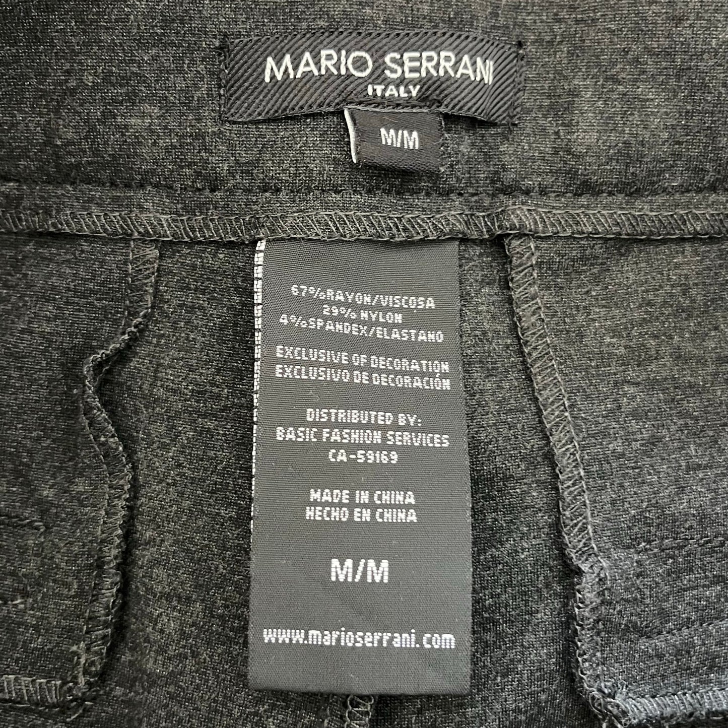 Mario Serrani Knit Slacks - Size M