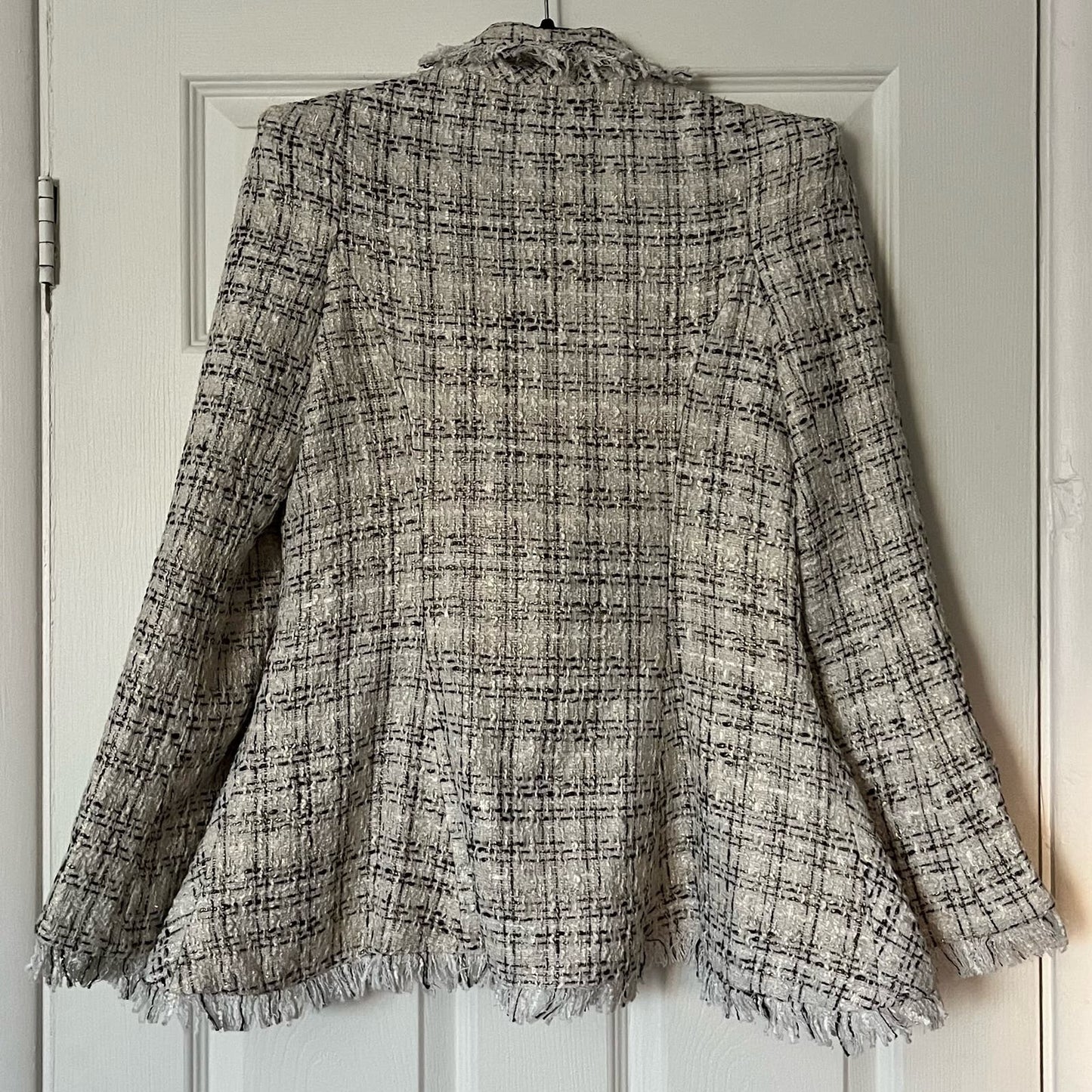 Fashion Nova Talking Business Tweed Jacket - Size S - NWT