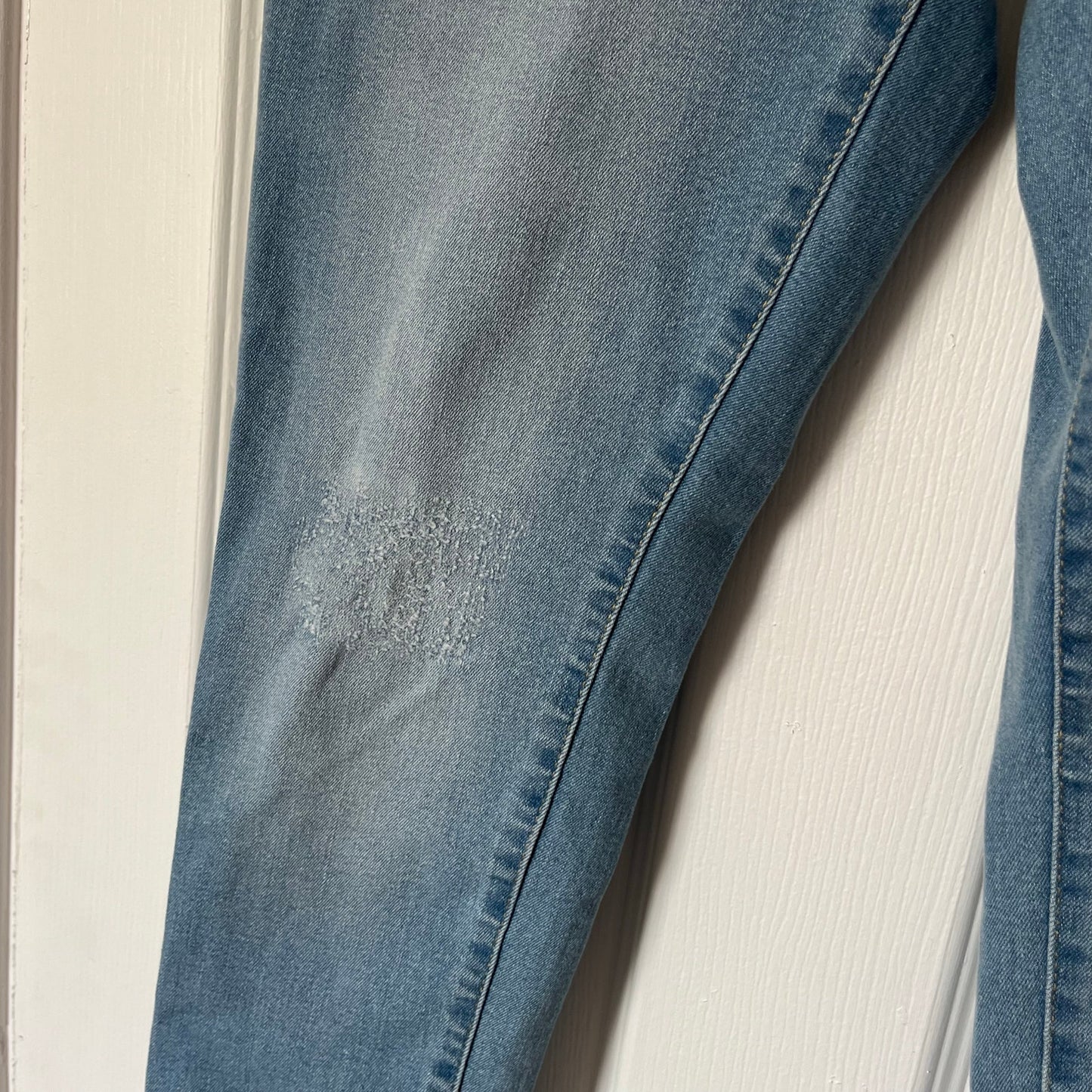 I.N.C. Denim Rhinestone Mid-Rise Skinny Jeans - Size 10
