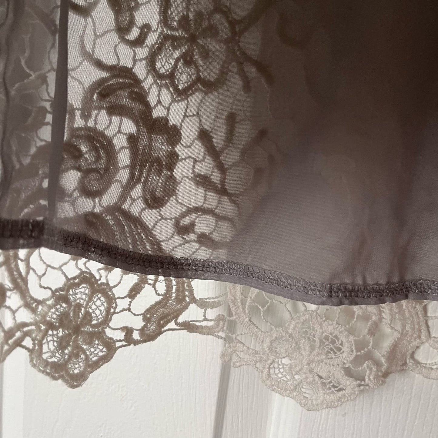 Ultra Flirt Lace Overlay Sweatshirt - Size XS