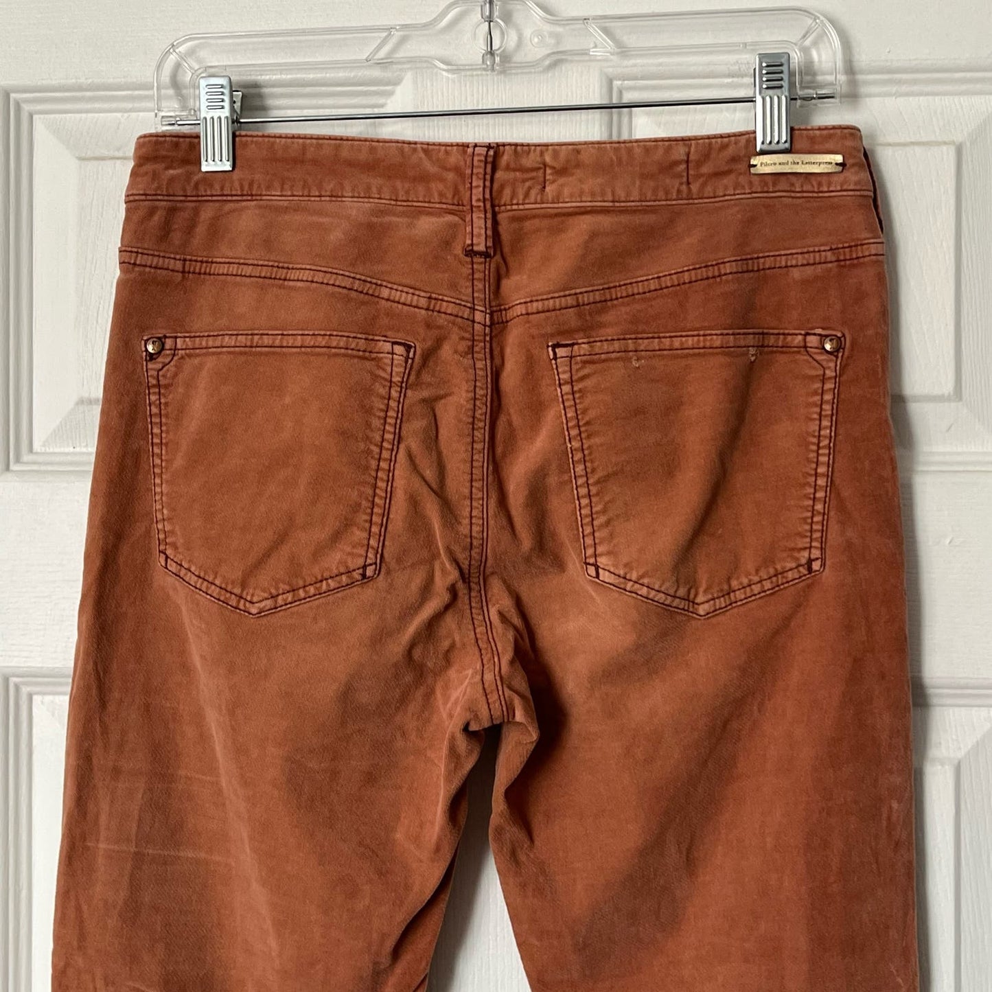 Pilcro and the Letterpress Velvet Finish Ankle Pants - Size UNKNOWN