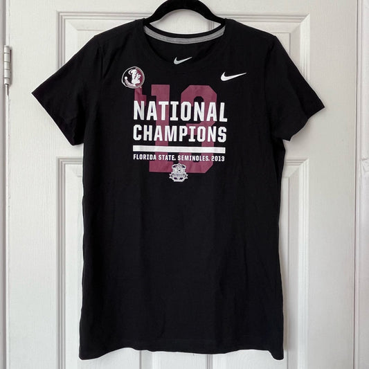 Nike Florida State Seminoles National Champs Tee - Size L