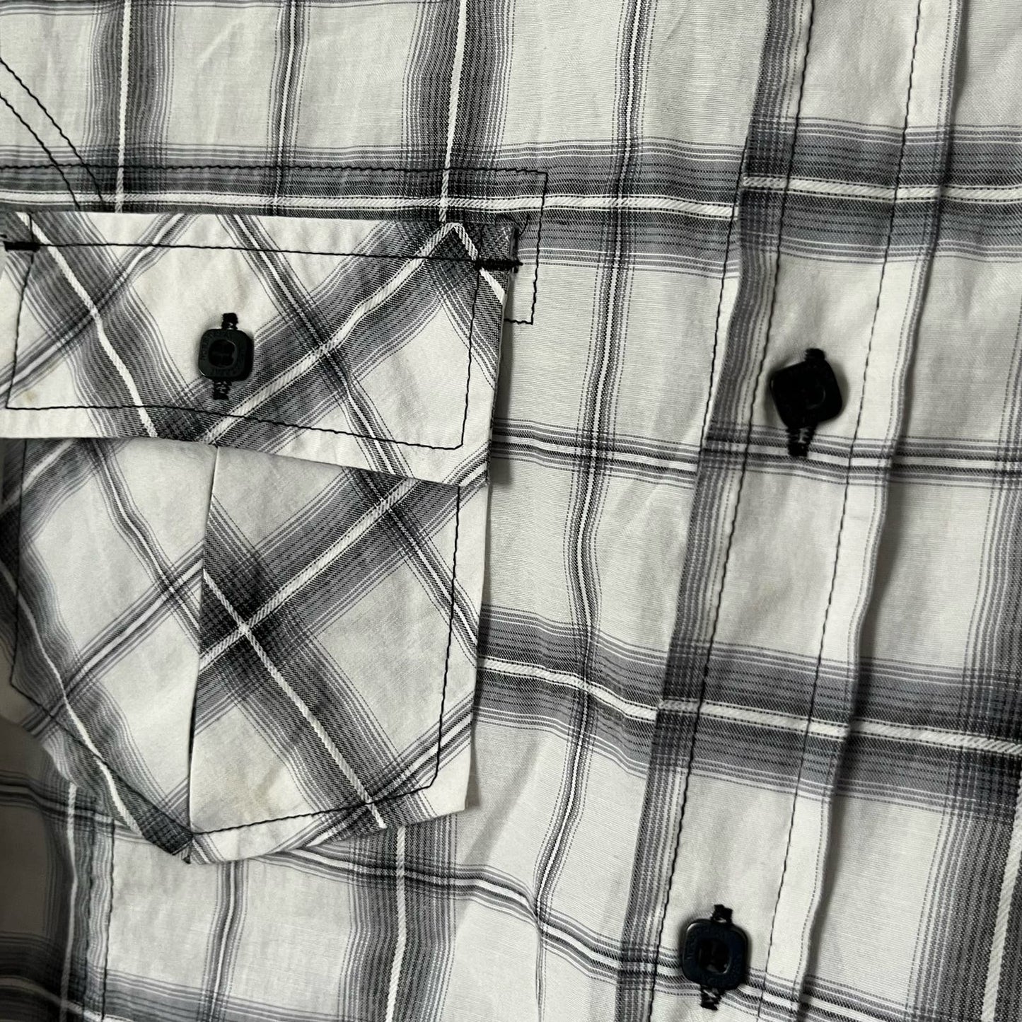 No Retreat Plaid Button-Down Shirt - Size XL