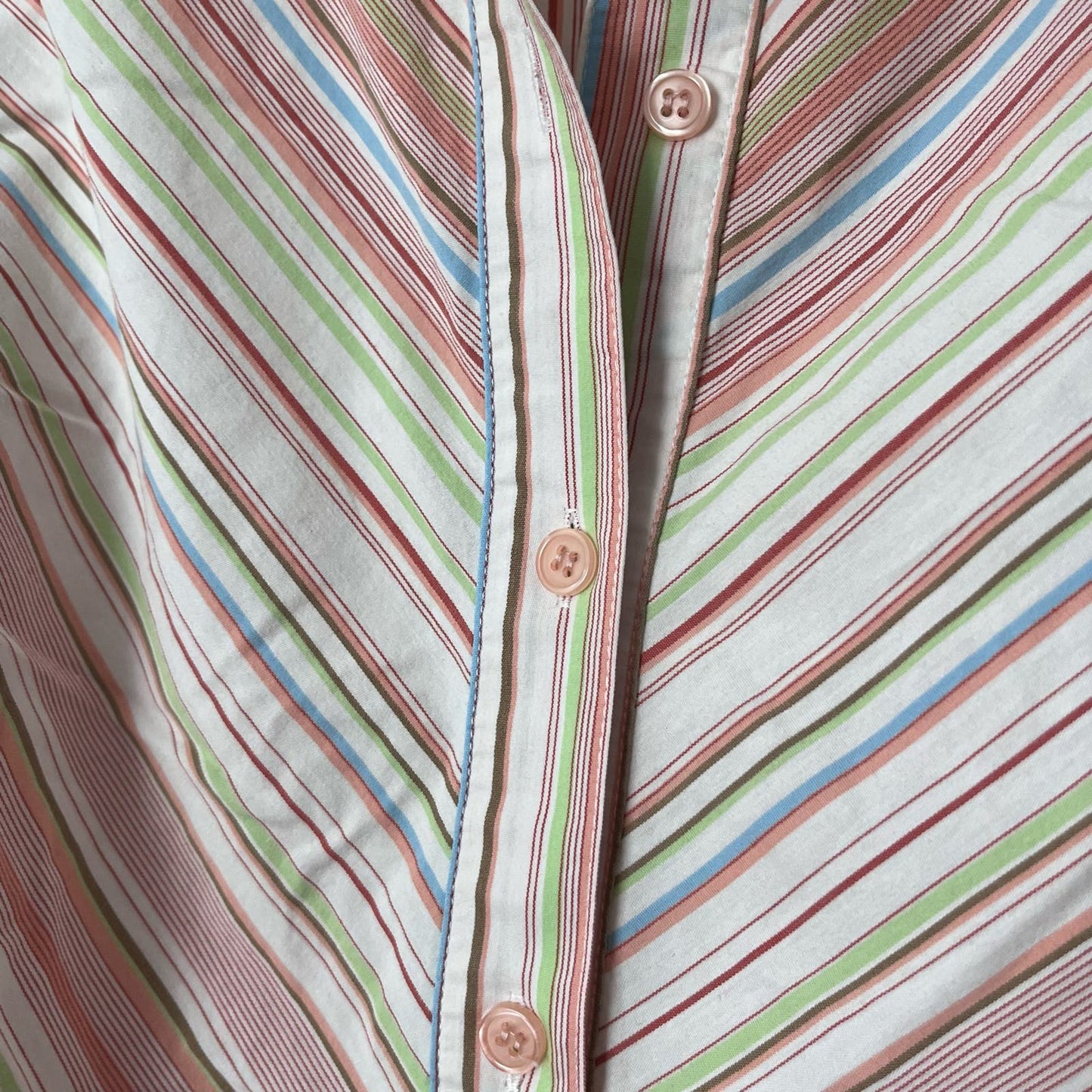Fred David Striped Blouse - Size XL